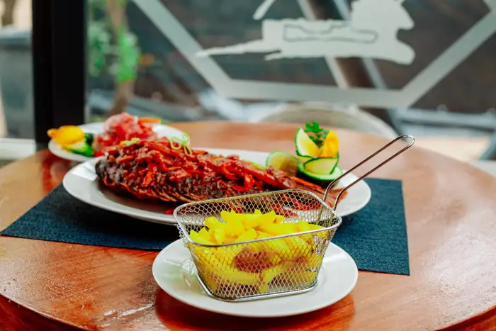 Food at Kwatunza Beach Land