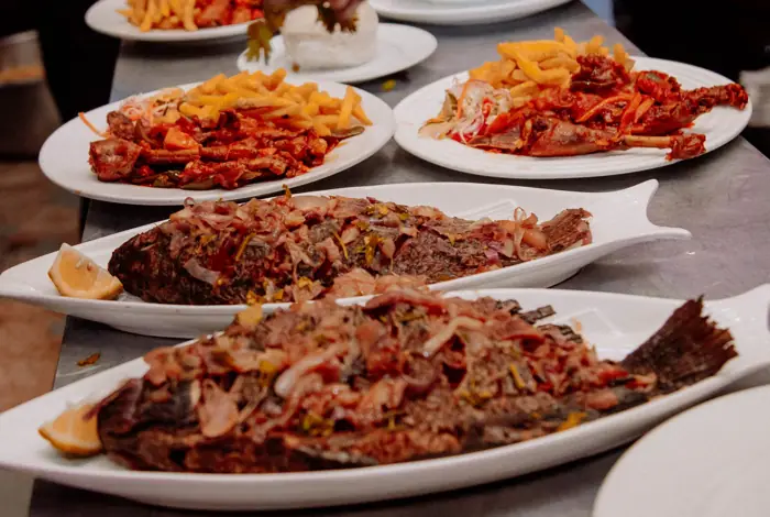 Food at Kwatunza Beach Land