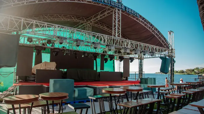 Stage at Kwatunza Beach Land