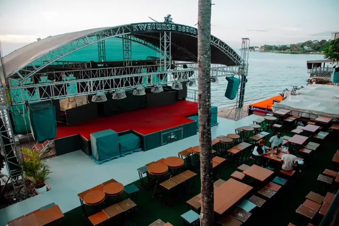 Stage at Kwatunza Beach Land