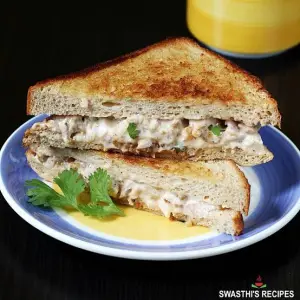 Chicken Mayo Top Cheese Sandwich